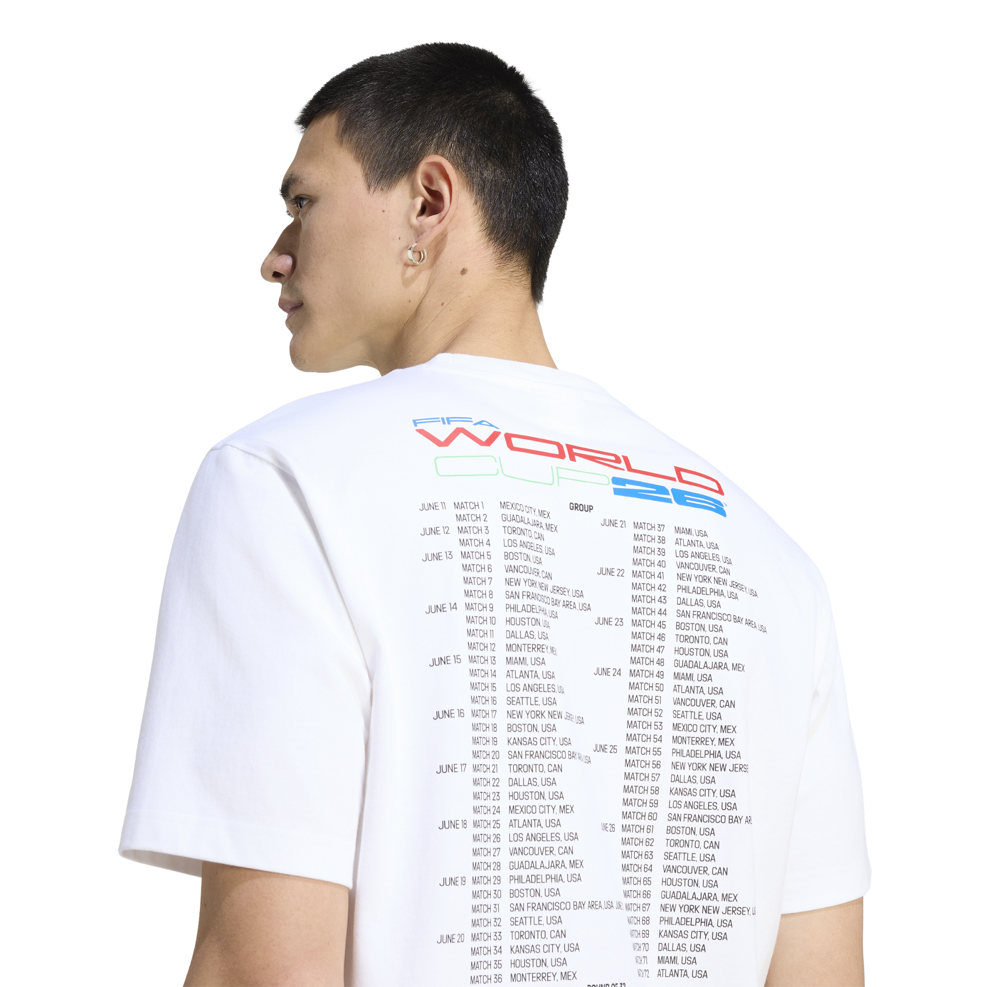 Adidas WC Tour Tee 3 Blanc - KC1340