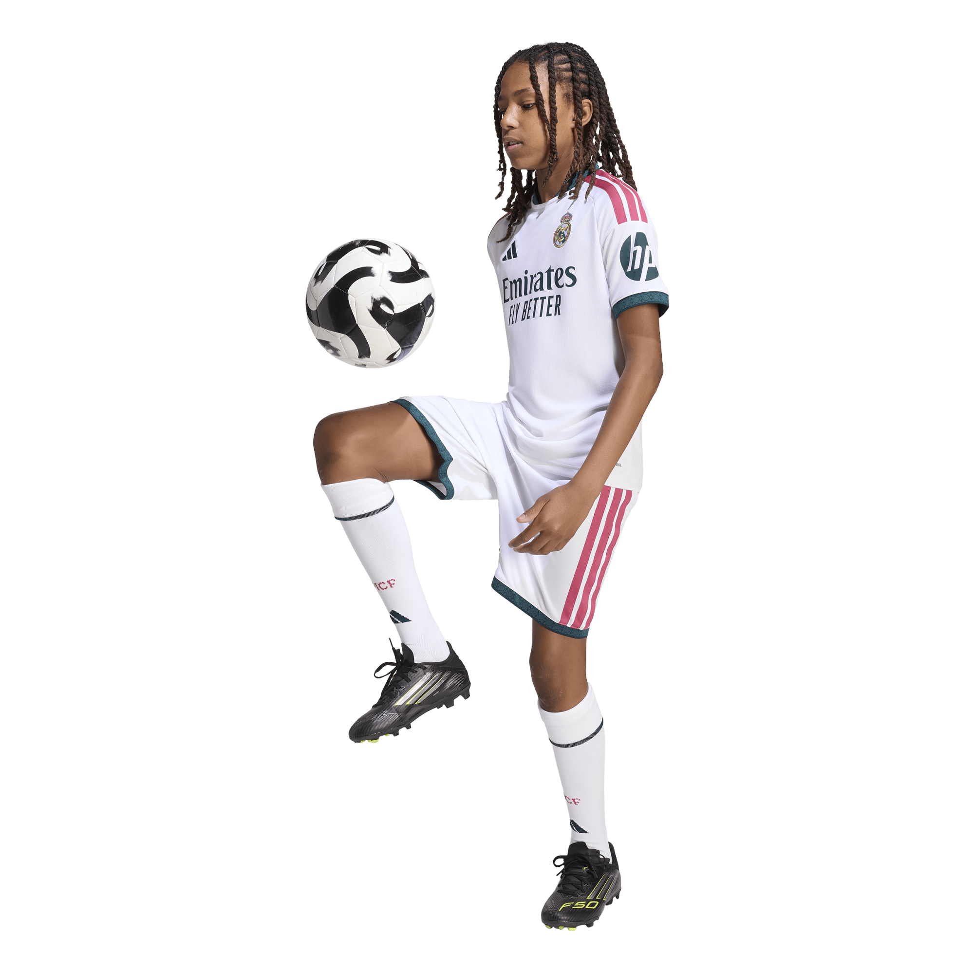 Adidas Real Madrid 26/27 Home Jersey Youth - KC3993