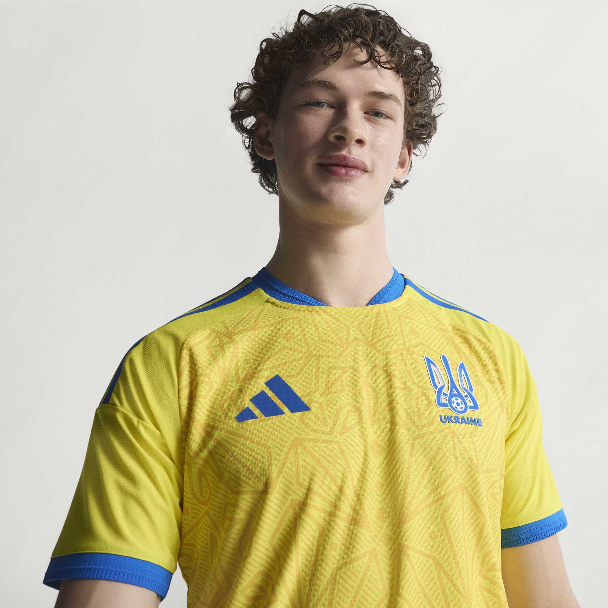 Adidas Ukraine 26 Home Authentic Jersey - KC6032