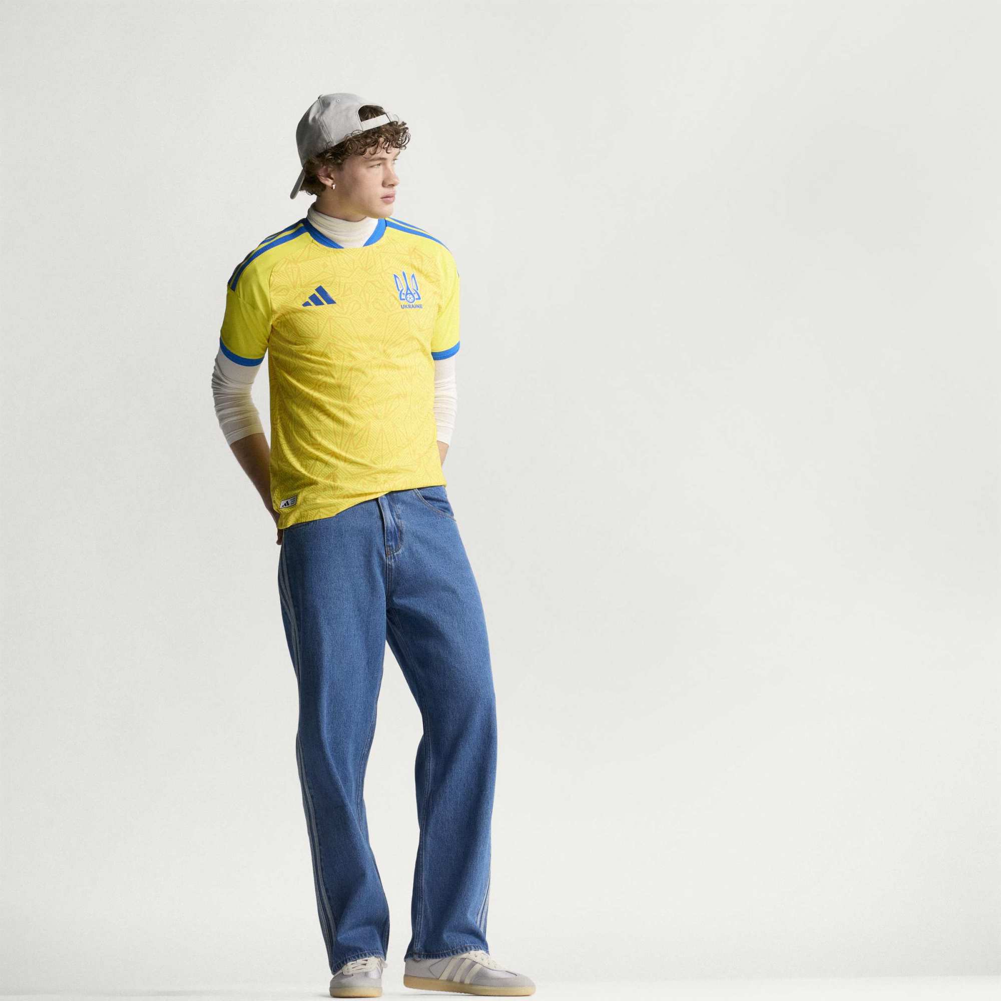 Adidas Ukraine 26 Home Authentic Jersey - KC6032