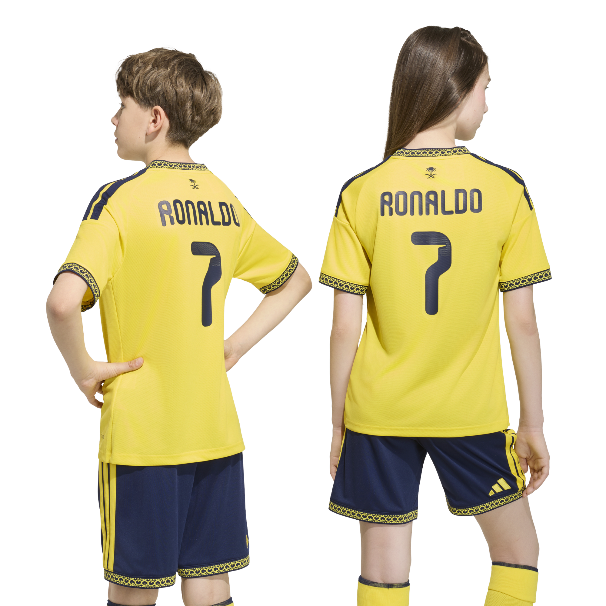 Adidas Al Nassr 2026/27 Youth Home Jersey (w/ Ronaldo #7) - KC7407