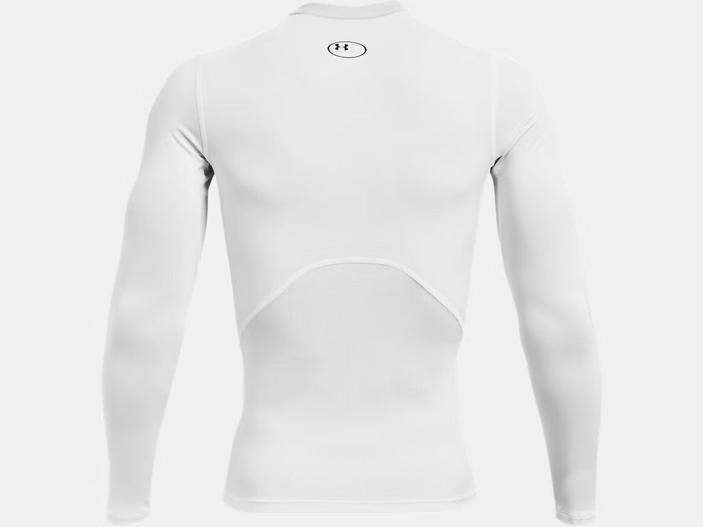 UA HeatGear Compression Long Sleeve (Blanc) - 1361524-100