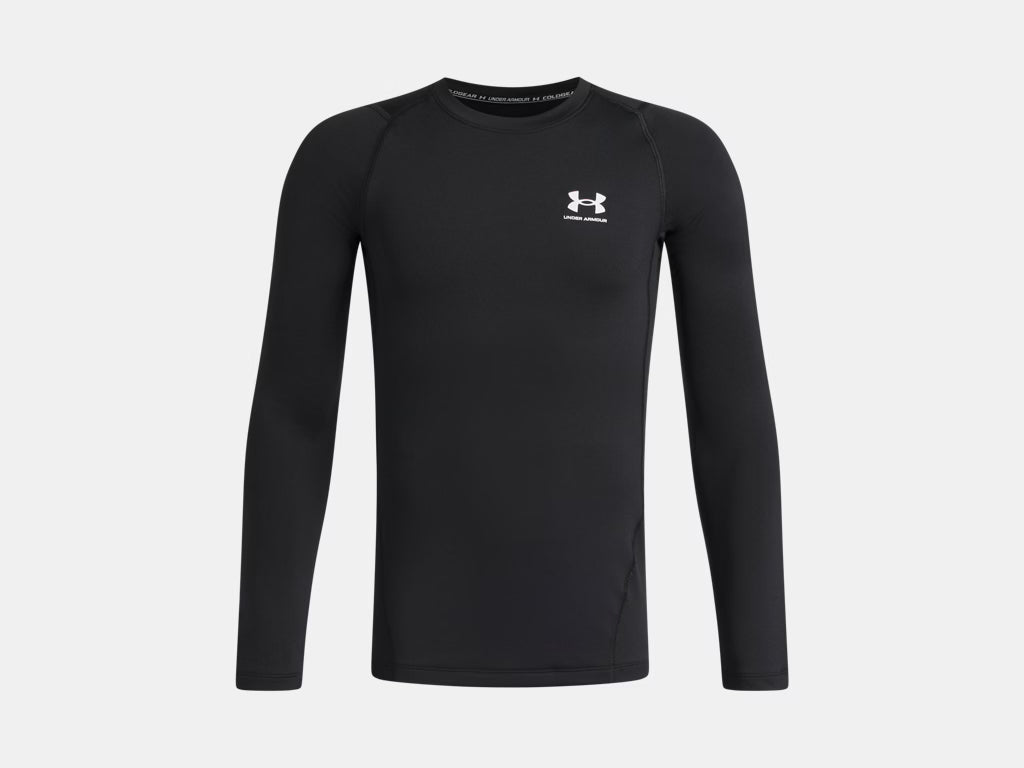 UA ColdGear Armour Compression Long Sleeve Youth (Black) - 1366372-001
