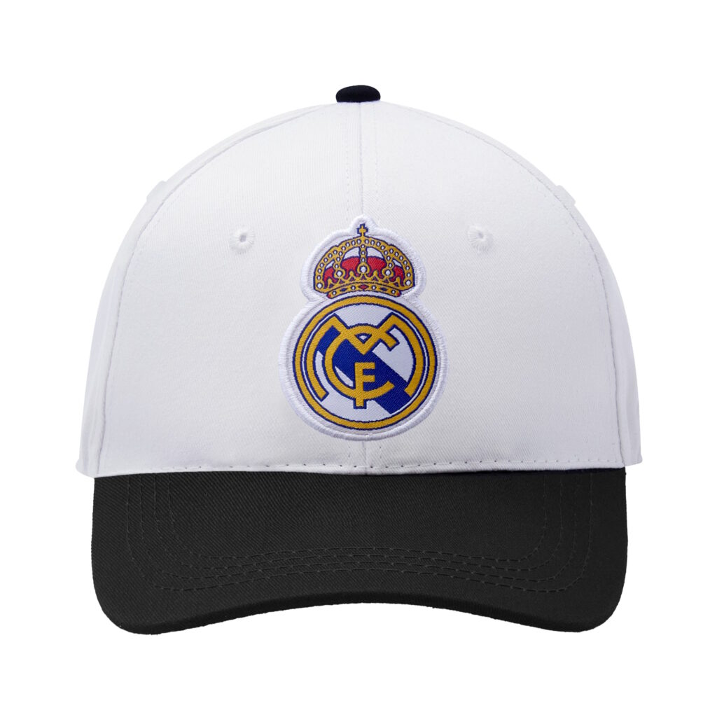 Real Madrid White & Black Adjustable Hat - RM110CP-W