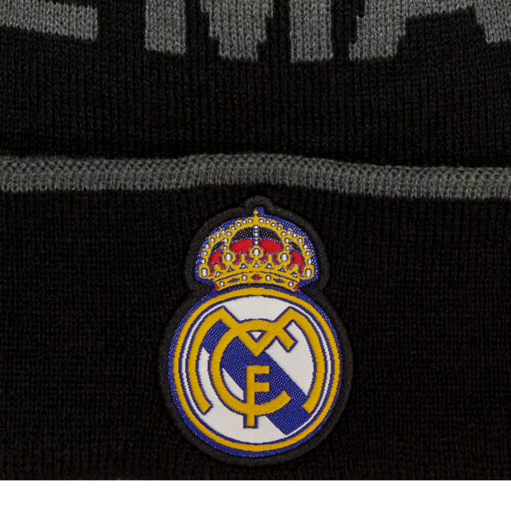 Real Madrid Black Pom Beanie - RM75BN-K