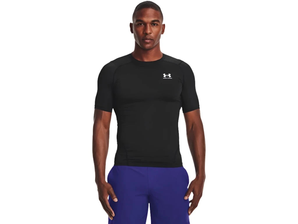 Under Armour Men's HeatGear Short Sleeve (Black) - 1361518-001