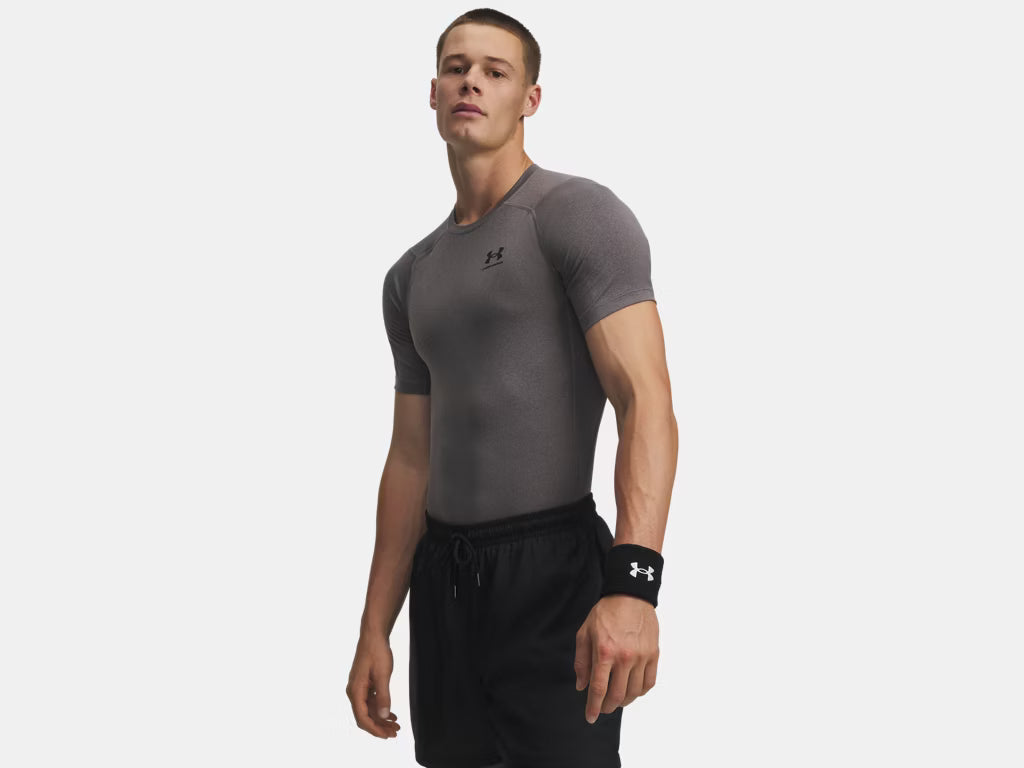 UA HeatGear Compression manches longues (Gris) - 1361524-090