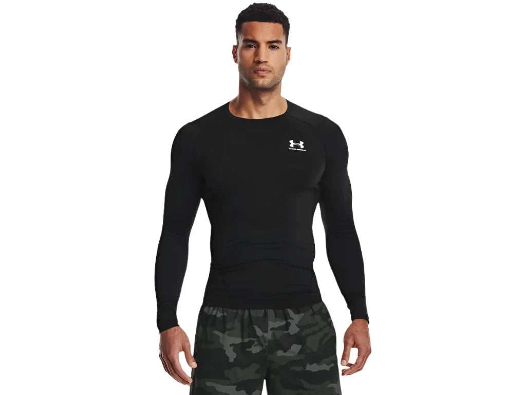 UA HeatGear Compression Long Sleeve (Black) - 1361524-001