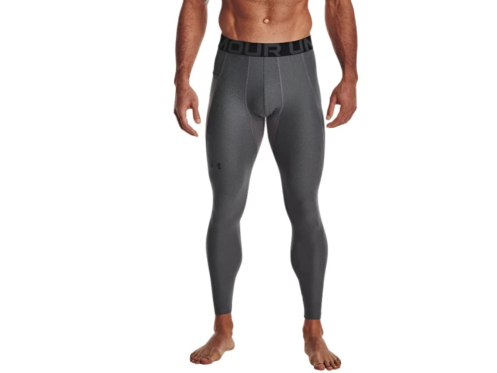 UA HeatGear Men's Leggings (Grey) - 1361586-090