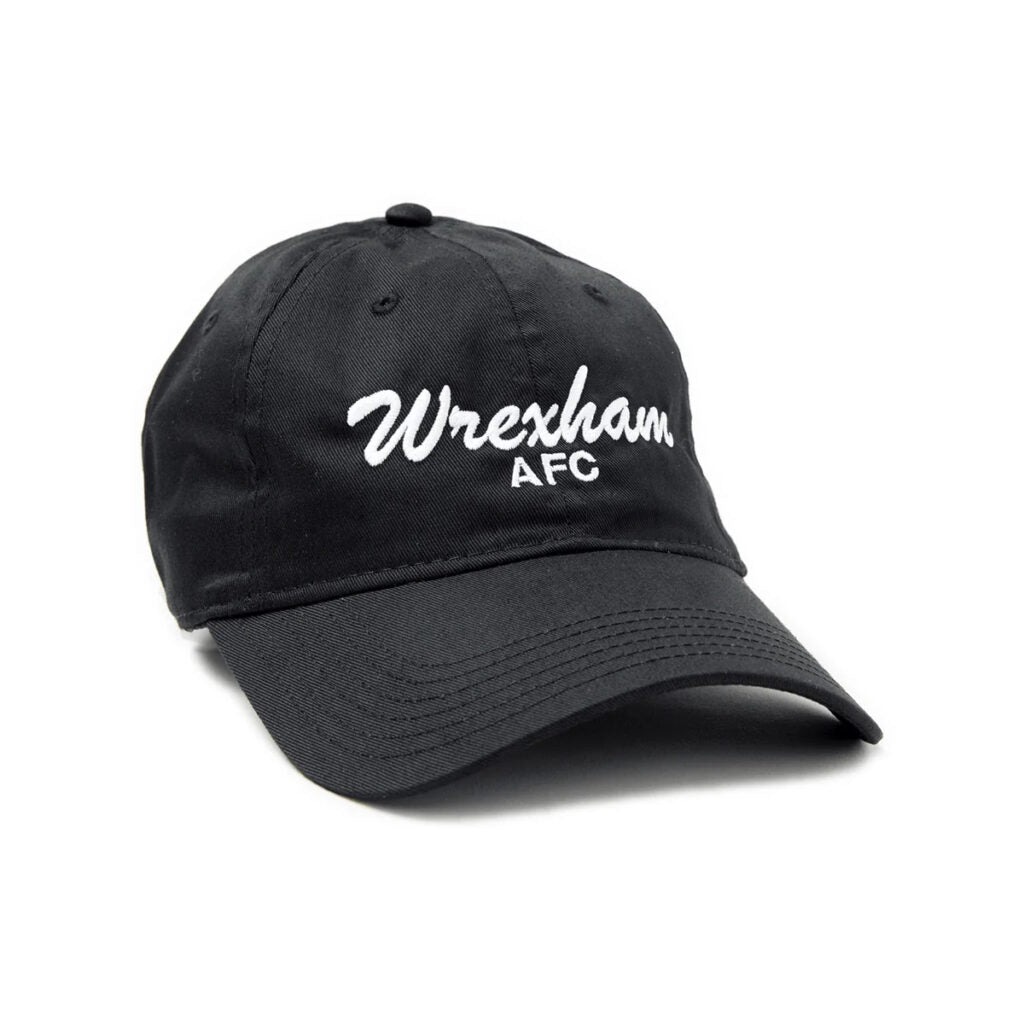 Wrexham Black Script Baseball Hat - WREXHAM-BASEBALL